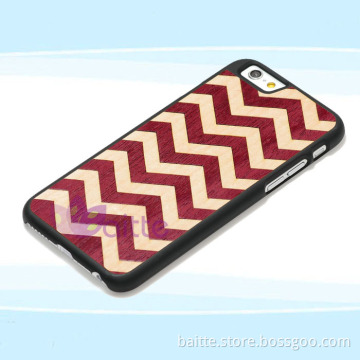 Jigsaw wooden hand working case for iphone 6 , customeried design wood case